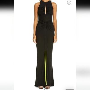 NWOT CDGNY Caitlyn Ruched Gown